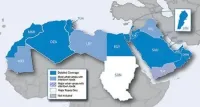 GPS Map of the Middle East & North Africa for Garmin Devices- On Micro SD Card