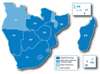 Navigation Map of Southern Africa for Garmin Devices-OnMicro SD Card