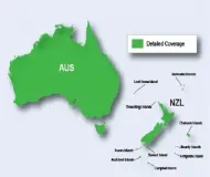 Topographic Maps-Australia & New Zealand - ON Micro SD Card
